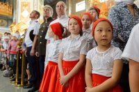 11-Управляющий Усть-Каменогорской епархией сослужил митрополиту Астанайскому и Казахстанскому Александру за Божественной Литургией в память 145-летия учреждения Туркестанской епархии в Южной столице Казахстана