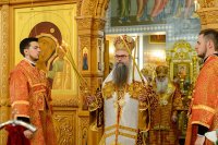 23-Управляющий Усть-Каменогорской епархией сослужил митрополиту Астанайскому и Казахстанскому Александру за Божественной Литургией в память 145-летия учреждения Туркестанской епархии в Южной столице Казахстана