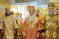 27-Управляющий Усть-Каменогорской епархией сослужил митрополиту Астанайскому и Казахстанскому Александру за Божественной Литургией в память 145-летия учреждения Туркестанской епархии в Южной столице Казахстана