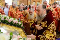33-Управляющий Усть-Каменогорской епархией сослужил митрополиту Астанайскому и Казахстанскому Александру за Божественной Литургией в память 145-летия учреждения Туркестанской епархии в Южной столице Казахстана