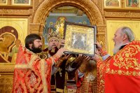 34-Управляющий Усть-Каменогорской епархией сослужил митрополиту Астанайскому и Казахстанскому Александру за Божественной Литургией в память 145-летия учреждения Туркестанской епархии в Южной столице Казахстана