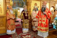 37-Управляющий Усть-Каменогорской епархией сослужил митрополиту Астанайскому и Казахстанскому Александру за Божественной Литургией в память 145-летия учреждения Туркестанской епархии в Южной столице Казахстана