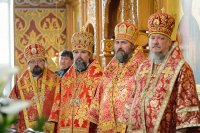 39-Управляющий Усть-Каменогорской епархией сослужил митрополиту Астанайскому и Казахстанскому Александру за Божественной Литургией в память 145-летия учреждения Туркестанской епархии в Южной столице Казахстана