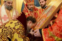 40-Управляющий Усть-Каменогорской епархией сослужил митрополиту Астанайскому и Казахстанскому Александру за Божественной Литургией в память 145-летия учреждения Туркестанской епархии в Южной столице Казахстана