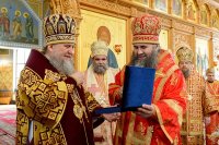 41-Управляющий Усть-Каменогорской епархией сослужил митрополиту Астанайскому и Казахстанскому Александру за Божественной Литургией в память 145-летия учреждения Туркестанской епархии в Южной столице Казахстана