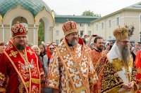 57-Управляющий Усть-Каменогорской епархией сослужил митрополиту Астанайскому и Казахстанскому Александру за Божественной Литургией в память 145-летия учреждения Туркестанской епархии в Южной столице Казахстана