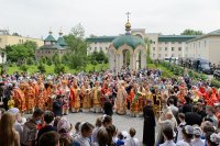 62-Управляющий Усть-Каменогорской епархией сослужил митрополиту Астанайскому и Казахстанскому Александру за Божественной Литургией в память 145-летия учреждения Туркестанской епархии в Южной столице Казахстана