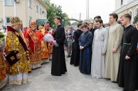 63-Управляющий Усть-Каменогорской епархией сослужил митрополиту Астанайскому и Казахстанскому Александру за Божественной Литургией в память 145-летия учреждения Туркестанской епархии в Южной столице Казахстана