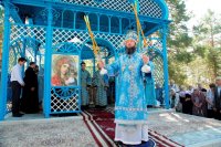 41-Празднование в честь Знаменско-Абалацкой иконы Божией Матери. Божественная Литургия на Святом Ключе