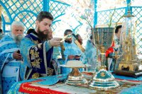 42-Празднование в честь Знаменско-Абалацкой иконы Божией Матери. Божественная Литургия на Святом Ключе