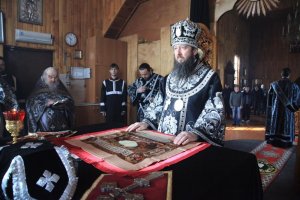 Служение епископа Амфилохия в день памяти Севастийских мучеников