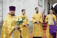 2-Архиерейская Божественная Литургия в Свято-Серафимовском храме поселка Белоусовка