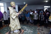 10-Архиерейская Божественная Литургия в Свято-Серафимовском храме поселка Белоусовка