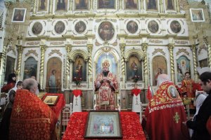 «Любопытною десницею жизноподательная Твоя ребра Фома испыта, Христе Боже». Престольное торжество Спасо-Воскресенского кафедрального собора.