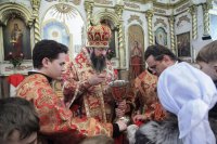 28-«Любопытною десницею жизноподательная Твоя ребра Фома испыта, Христе Боже». Престольное торжество Спасо-Воскресенского кафедрального собора.