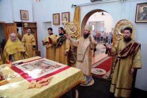 Архиерейское богослужение в Неделю 7-ю по Пятидесятнице