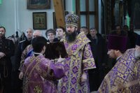 6-Архипастырский визит в Семипалатинск. Литургия Преждеосвященных Даров в Спасо-Воскресенском кафедральном соборе