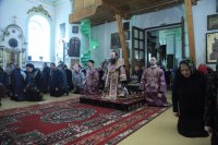 9-Архипастырский визит в Семипалатинск. Литургия Преждеосвященных Даров в Спасо-Воскресенском кафедральном соборе