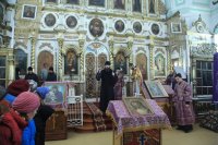 28-Архипастырский визит в Семипалатинск. Литургия Преждеосвященных Даров в Спасо-Воскресенском кафедральном соборе