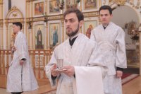 21-«Величай, душе моя, вознесшагося от земли на небо Христа Жизнодавца». Канун праздника Вознесения Господня в главном храме Рудного Алтая