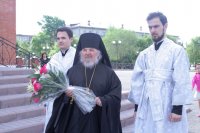 2-«Вознеслся еси во славе, Христе Боже наш». Православные христиане Усть-Каменогорска молитвенно встретили праздник Вознесения Господня