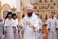 7-«Вознеслся еси во славе, Христе Боже наш». Православные христиане Усть-Каменогорска молитвенно встретили праздник Вознесения Господня