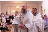 34-«Вознеслся еси во славе, Христе Боже наш». Православные христиане Усть-Каменогорска молитвенно встретили праздник Вознесения Господня