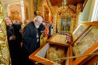 38-Епископ Амфилохий принял участие в духовных торжествах по случаю дня преставления священноисповедника Николая, митрополита Алма-Атинского (+ВИДЕО)