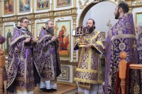 16-В Неделю 4-ю Великого поста епископ Амфилохий совершил Божественную Литургию в главном храме Восточного Казахстана