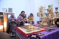 18-В Неделю 4-ю Великого поста епископ Амфилохий совершил Божественную Литургию в главном храме Восточного Казахстана