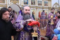 25-В Неделю 4-ю Великого поста епископ Амфилохий совершил Божественную Литургию в главном храме Восточного Казахстана
