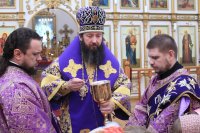 26-В Неделю 4-ю Великого поста епископ Амфилохий совершил Божественную Литургию в главном храме Восточного Казахстана