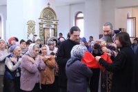 28-В Неделю 4-ю Великого поста епископ Амфилохий совершил Божественную Литургию в главном храме Восточного Казахстана