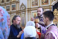 29-В Неделю 4-ю Великого поста епископ Амфилохий совершил Божественную Литургию в главном храме Восточного Казахстана