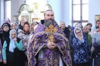 32-В Неделю 4-ю Великого поста епископ Амфилохий совершил Божественную Литургию в главном храме Восточного Казахстана