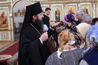 33-В Неделю 4-ю Великого поста епископ Амфилохий совершил Божественную Литургию в главном храме Восточного Казахстана
