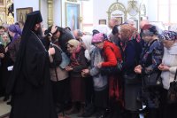 34-В Неделю 4-ю Великого поста епископ Амфилохий совершил Божественную Литургию в главном храме Восточного Казахстана