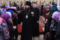 35-В Неделю 4-ю Великого поста епископ Амфилохий совершил Божественную Литургию в главном храме Восточного Казахстана