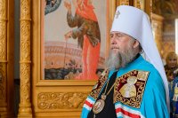 32-Управляющий Усть-Каменогорской и Семипалатинской епархией в празднование в честь Иверской иконы Божией Матери сослужил митрополиту Александру в Иверско-Серафимовском монастыре Алма-Аты
