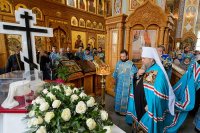 36-Управляющий Усть-Каменогорской и Семипалатинской епархией в празднование в честь Иверской иконы Божией Матери сослужил митрополиту Александру в Иверско-Серафимовском монастыре Алма-Аты
