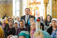 41-Управляющий Усть-Каменогорской и Семипалатинской епархией в празднование в честь Иверской иконы Божией Матери сослужил митрополиту Александру в Иверско-Серафимовском монастыре Алма-Аты