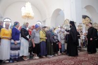 46-В воскресный день епископ Амфилохий совершил Божественную Литургию в главном храме Рудного Алтая