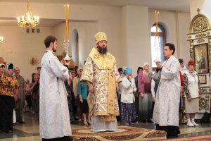Служение епископа Амфилохия в Неделю 7-ю по Пасхе