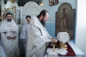 В Димитриевскую родительскую субботу епископ Амфилохий возглавил богослужения в Знаменско-Абалацком женском монастыре города Семипалатинска