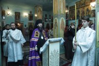 7-В Димитриевскую родительскую субботу епископ Амфилохий возглавил богослужения в Знаменско-Абалацком женском монастыре города Семипалатинска