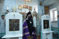 8-В Димитриевскую родительскую субботу епископ Амфилохий возглавил богослужения в Знаменско-Абалацком женском монастыре города Семипалатинска