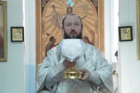 21-В Димитриевскую родительскую субботу епископ Амфилохий возглавил богослужения в Знаменско-Абалацком женском монастыре города Семипалатинска