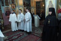 24-В Димитриевскую родительскую субботу епископ Амфилохий возглавил богослужения в Знаменско-Абалацком женском монастыре города Семипалатинска
