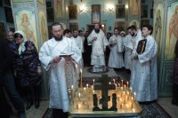 33-В Димитриевскую родительскую субботу епископ Амфилохий возглавил богослужения в Знаменско-Абалацком женском монастыре города Семипалатинска