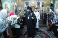 37-В Димитриевскую родительскую субботу епископ Амфилохий возглавил богослужения в Знаменско-Абалацком женском монастыре города Семипалатинска